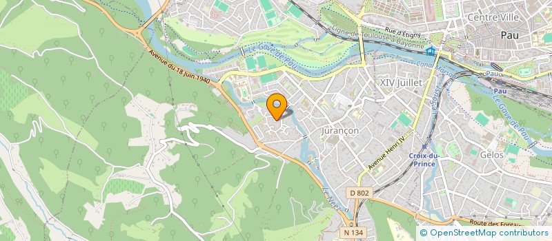 localisation de l'entreprise TOUHAMI TRANSPORTS  JURANCON