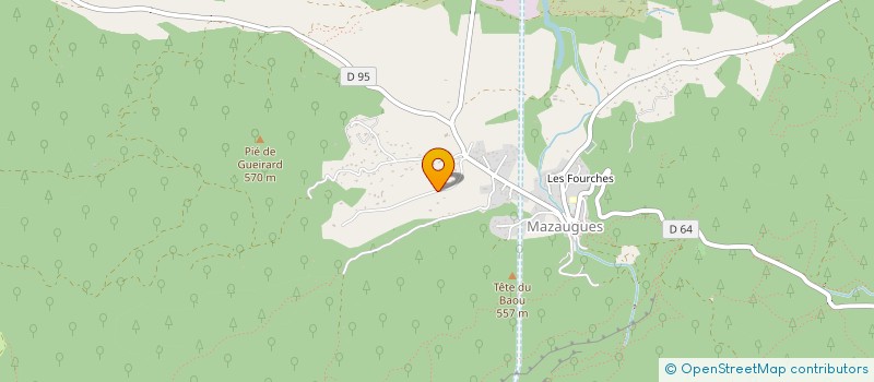 localisation de l'entreprise TOUI  MAZAUGUES