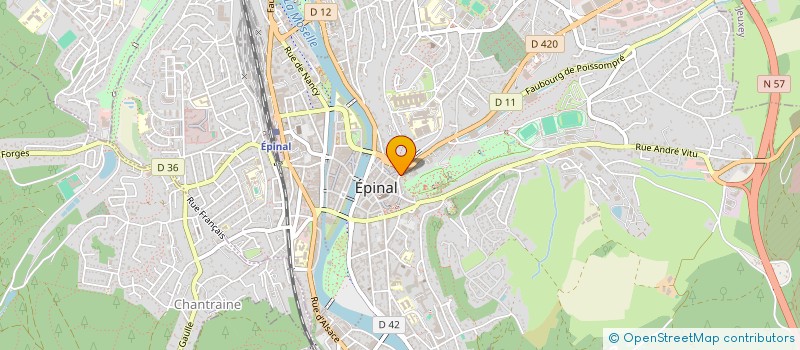 localisation de l'entreprise TOUIHRI à EPINAL