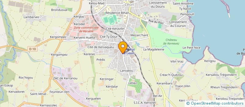 localisation de l'entreprise TOUIL à SAINT-POL-DE-LEON