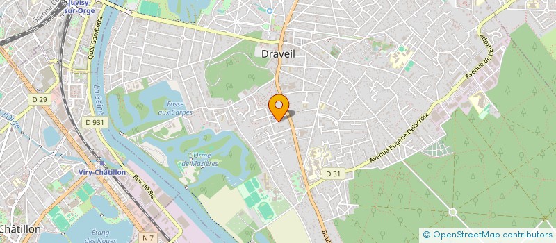 localisation de l'entreprise TOUILEB TRANS à DRAVEIL