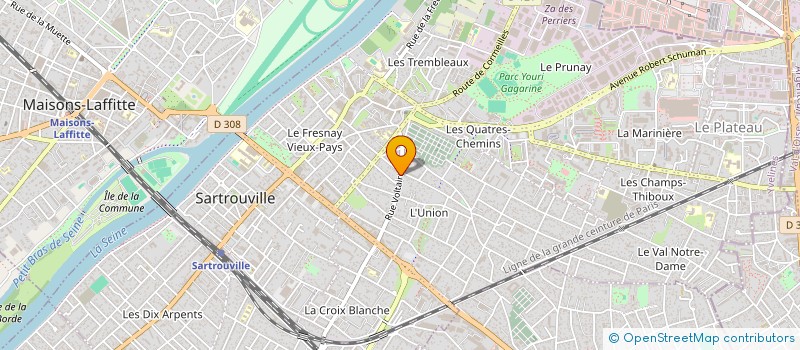 localisation de l'entreprise TOUILLET HERMANI  SARTROUVILLE