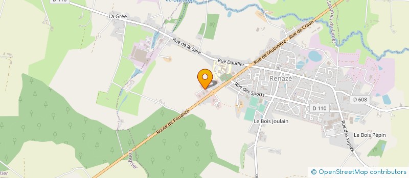 localisation de l'entreprise TOUIN AUTOMOBILES  RENAZE