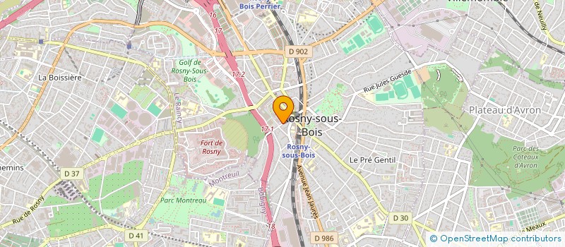 localisation de l'entreprise TOUITOU HERVE ET LE BLANC JANINE à ROSNY-SOUS-BOIS
