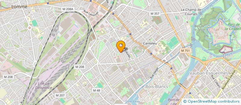 localisation de l'entreprise TOUIZA à LILLE