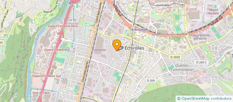 localisation de l'entreprise TOUJANE à ECHIROLLES
