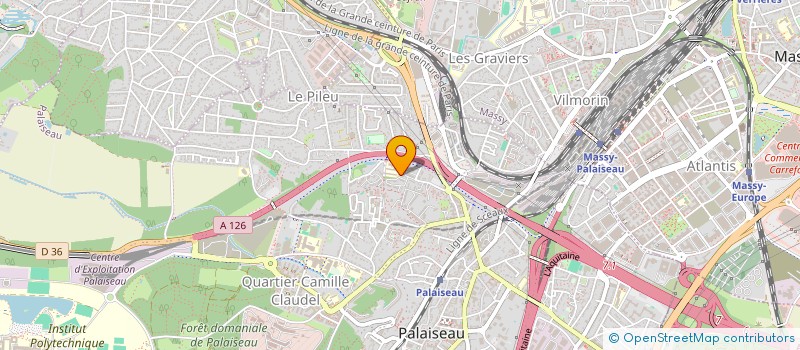 localisation de l'entreprise TOUJAZZYMUT  PALAISEAU