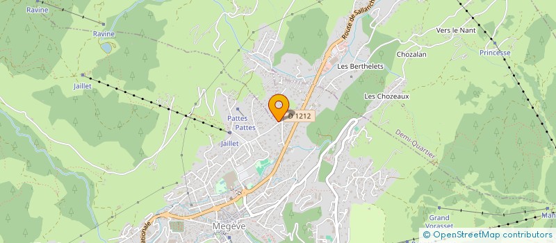 localisation de l'entreprise TOUJOURS  MEGEVE