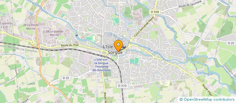 localisation de l'entreprise TOUJOURS +  L'ISLE-SUR-LA-SORGUE