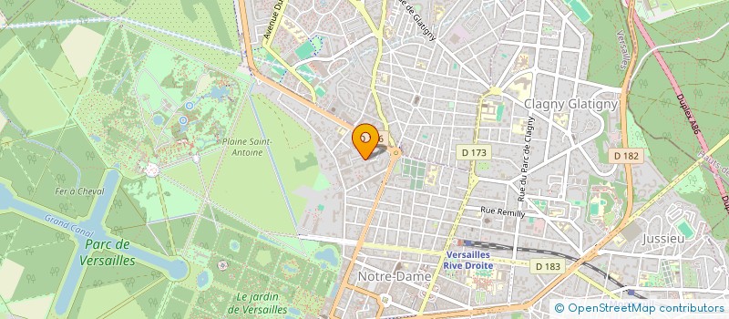 localisation de l'entreprise TOUJOURS à VERSAILLES