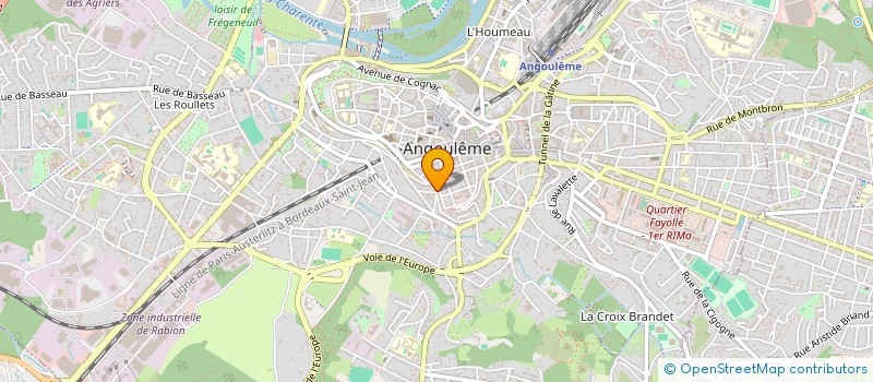 localisation de l'entreprise TOUJOURS CHARENTAISES à ANGOULEME