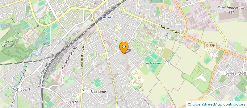 localisation de l'entreprise TOUJOURS COUVERT à ARRAS