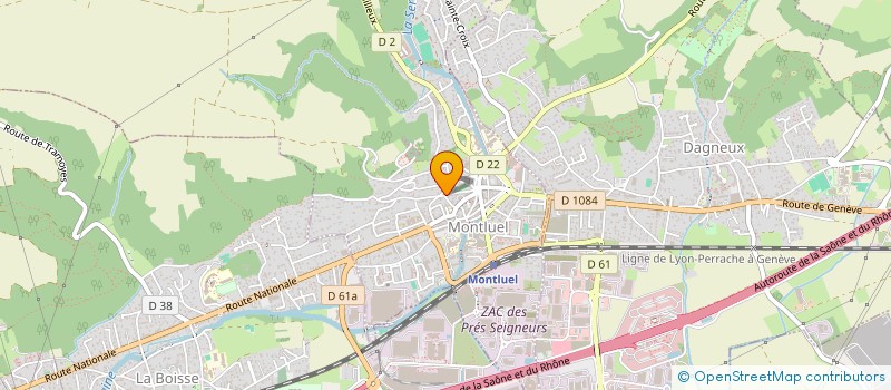 localisation de l'entreprise TOUJOURS PLUS  MONTLUEL