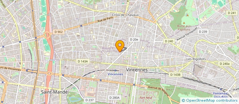 localisation de l'entreprise TOUJOURS PLUS à VINCENNES