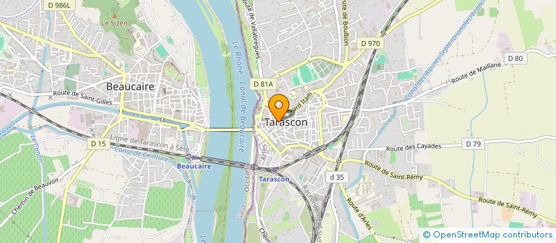 localisation de l'entreprise TOUJOURS PLUS HAUT  TARASCON