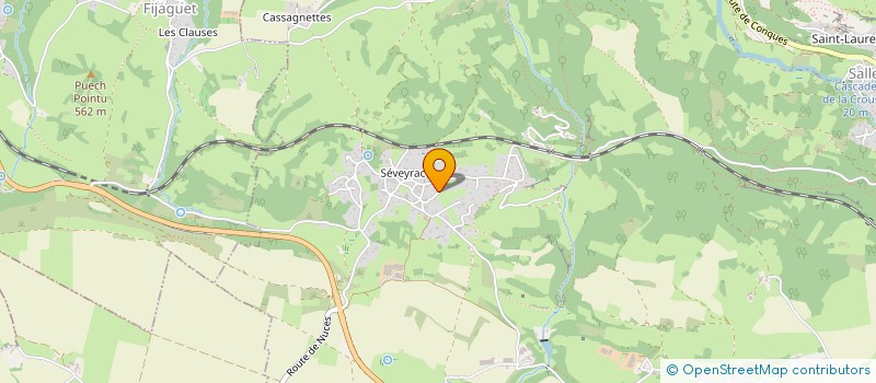 localisation de l'entreprise TOUJOURS PLUS TRAIL ASSOCIATION  SALLES-LA-SOURCE