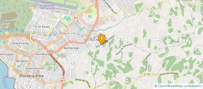 localisation de l'entreprise TOUJOURSPLUS971 à LES ABYMES