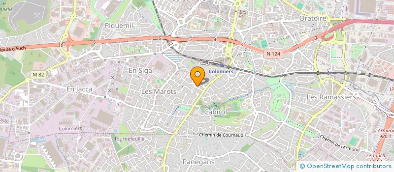 localisation de l'entreprise TOUL'9 à COLOMIERS