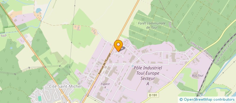 localisation de l'entreprise TOUL AVENIR  TOUL