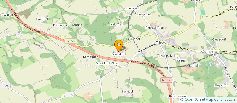 localisation de l'entreprise TOUL&BRO  PONT-DE-BUIS-LES-QUIMERCH