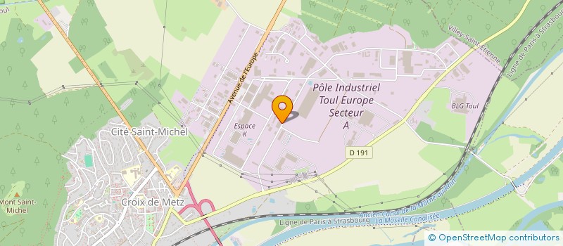localisation de l'entreprise TOUL ELECTRO MENAGER à TOUL