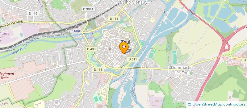 localisation de l'entreprise TOUL ET JEUX  TOUL