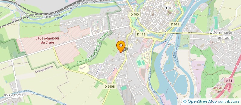 localisation de l'entreprise TOUL FRAIS à TOUL