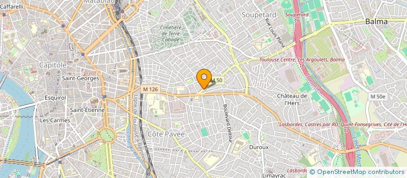 localisation de l'entreprise TOUL'HOUSE IMMOBILIER  TOULOUSE