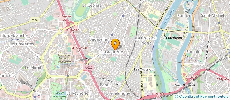 localisation de l'entreprise TOUL'HOUSE TRANSPORT à TOULOUSE