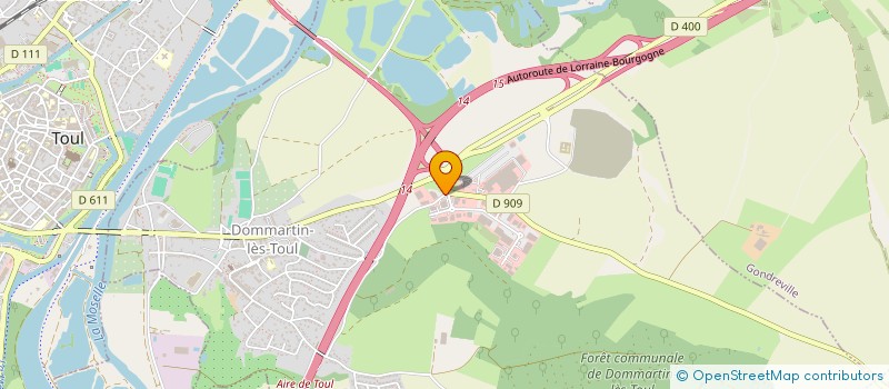 localisation de l'entreprise TOUL VELO  DOMMARTIN-LES-TOUL