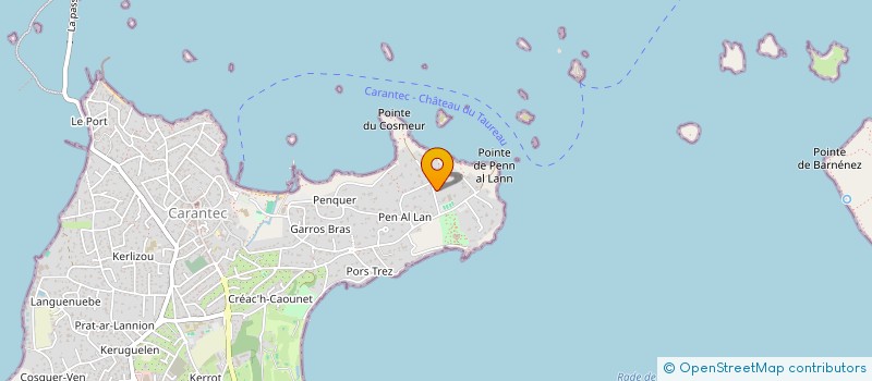 localisation de l'entreprise TOULALAN  CARANTEC