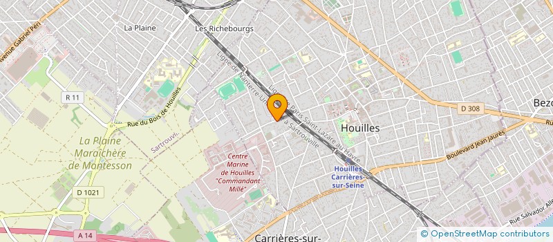 localisation de l'entreprise TOULEDEU  HOUILLES