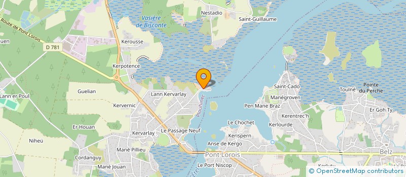 localisation de l'entreprise TOULINE  PLOUHINEC