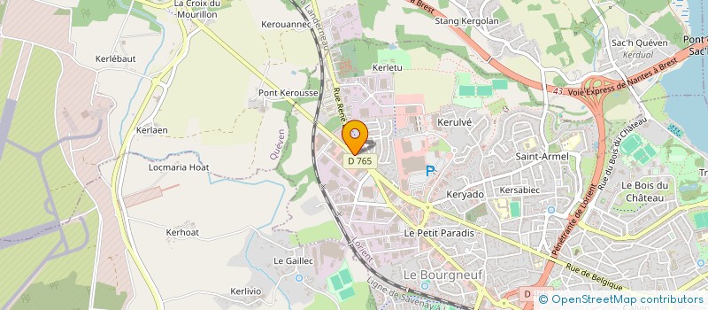 localisation de l'entreprise TOULLIOU ENVIRONNEMENT à LORIENT