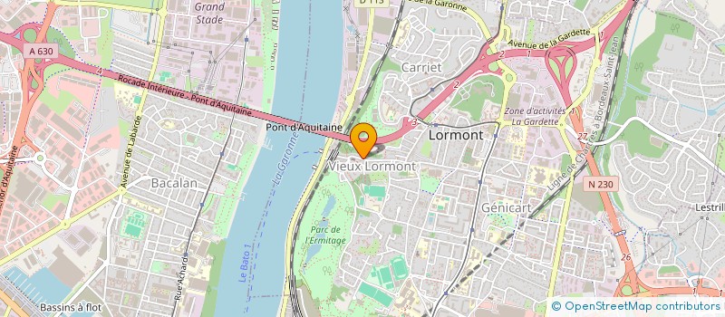 localisation de l'entreprise TOULMESONS  LORMONT