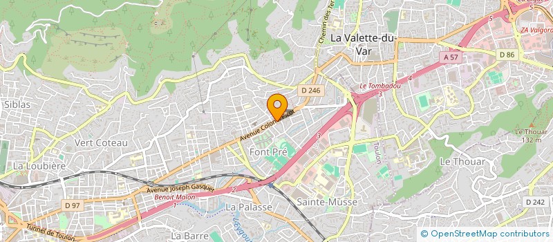 localisation de l'entreprise TOULON 2 ROUES à TOULON
