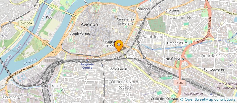 localisation de l'entreprise TOULON AMIRAL CELLIER  AVIGNON