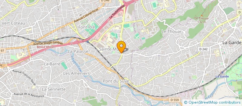 localisation de l'entreprise TOULON BEACH SOCCER  TOULON