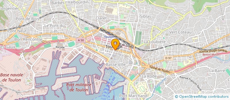 localisation de l'entreprise TOULON CONSULTING & FORMATION à TOULON