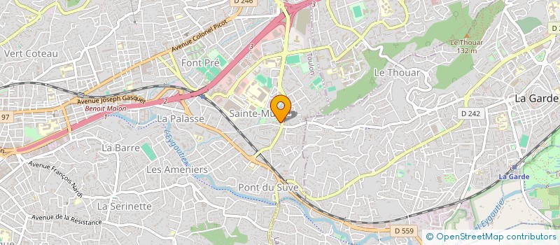 localisation de l'entreprise TOULON EST FUTSAL à TOULON