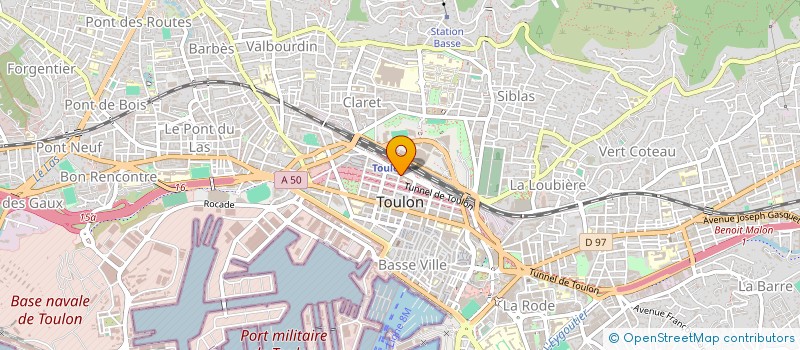 localisation de l'entreprise TOULON IMMOBILIER CONSEIL  TOULON