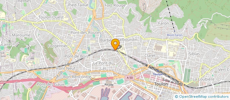 localisation de l'entreprise TOULON JEUNESSE  TOULON