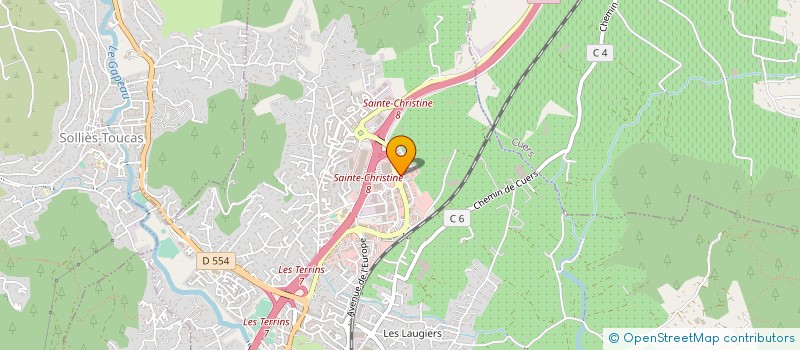 localisation de l'entreprise TOULON MAINTENANCE CHAUFFAGE à SOLLIES-PONT
