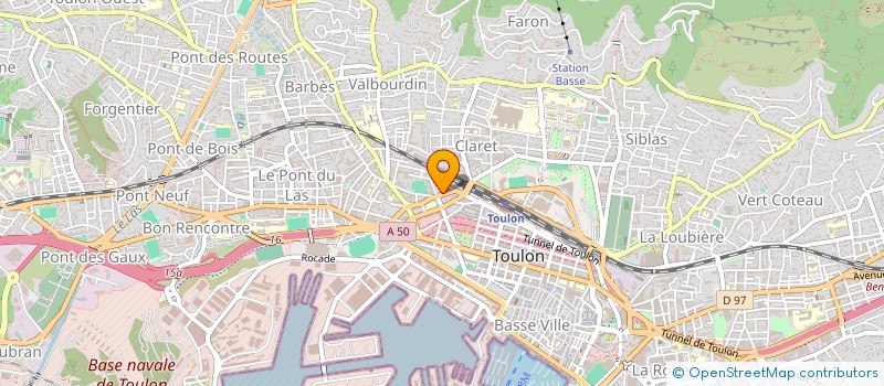 localisation de l'entreprise TOULON PEINTURE MEDITERRANEE RENOVE  TOULON