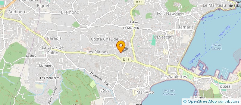 localisation de l'entreprise TOULON PRO INVEST  TOULON