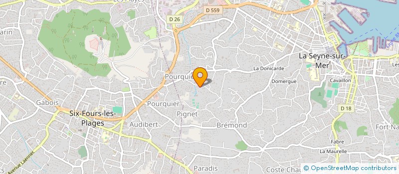 localisation de l'entreprise TOULON VAR ENERGIE à LA SEYNE-SUR-MER