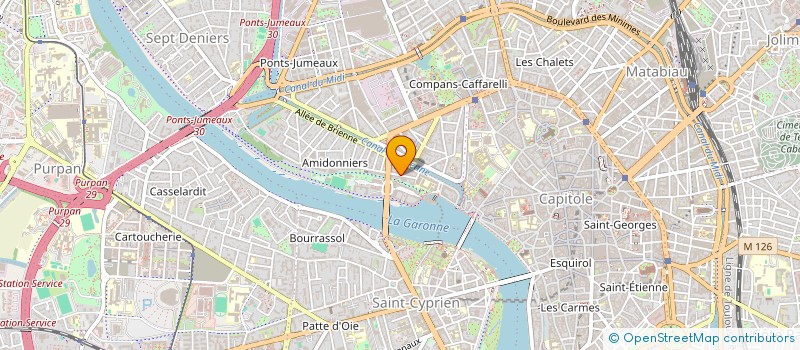 localisation de l'entreprise TOULOU CADANCE  TOULOUSE