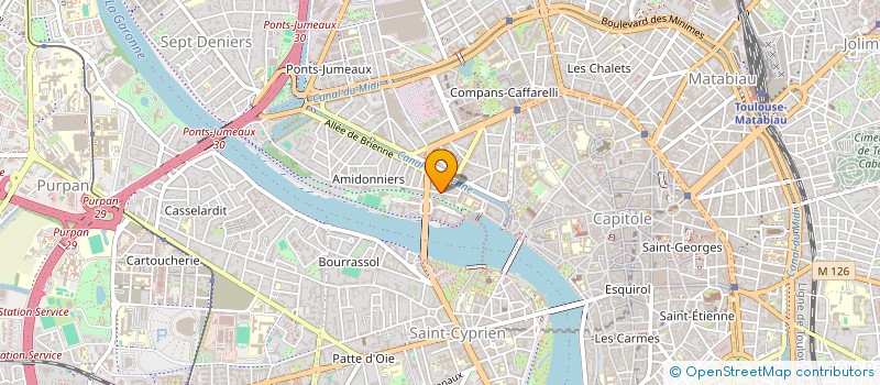 localisation de l'entreprise TOULOU CADANCE  TOULOUSE