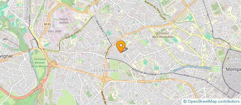 localisation de l'entreprise TOULOUINE à MONTPELLIER