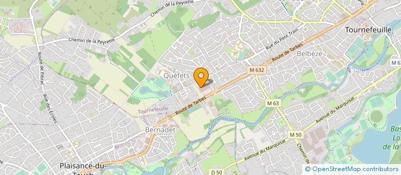 localisation de l'entreprise TOULOUSAINE DE PROMOTION IMMOBILIERE à TOURNEFEUILLE